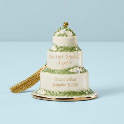 Lenox Heritage Lenox Heritage Personalized 1st Christmas Cake Ornament