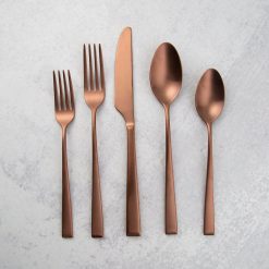 Lenox Heritage Lenox Heritage Marlise Copper Satin 20-Piece Flatware Set