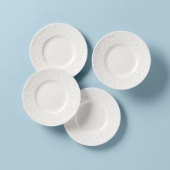 Lenox Heritage Lenox Heritage Opal Innocence Carved 4-Piece Plate Set
