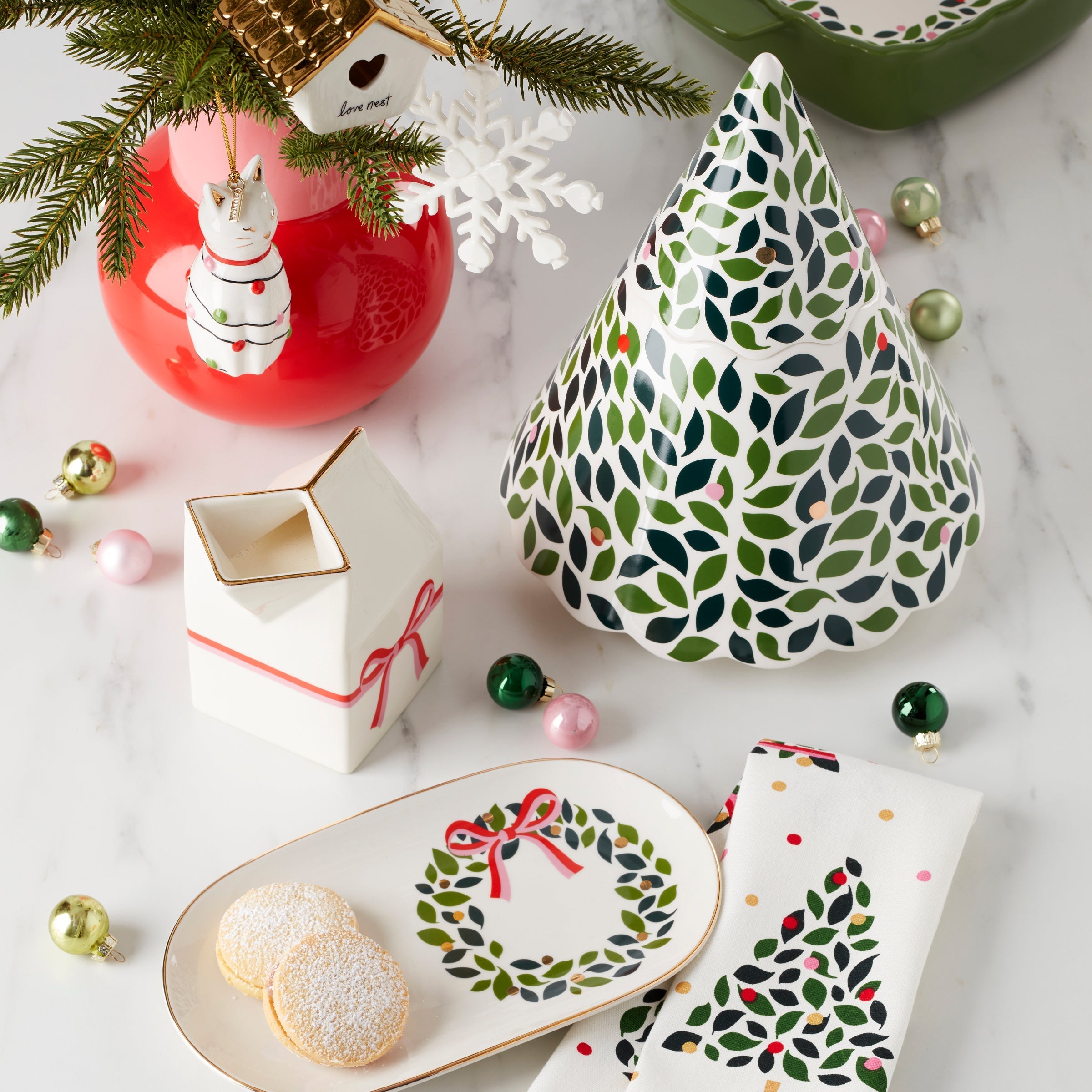 Lenox Heritage Lenox Heritage Evergreen Treat Jar - Image 2
