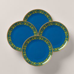 Lenox Heritage Lenox Heritage LX Remix Blue Accent Plates, Set of 4