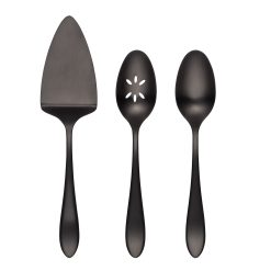Lenox Heritage Lenox Heritage Waldwick Black Satin 3-Piece Hostess Set