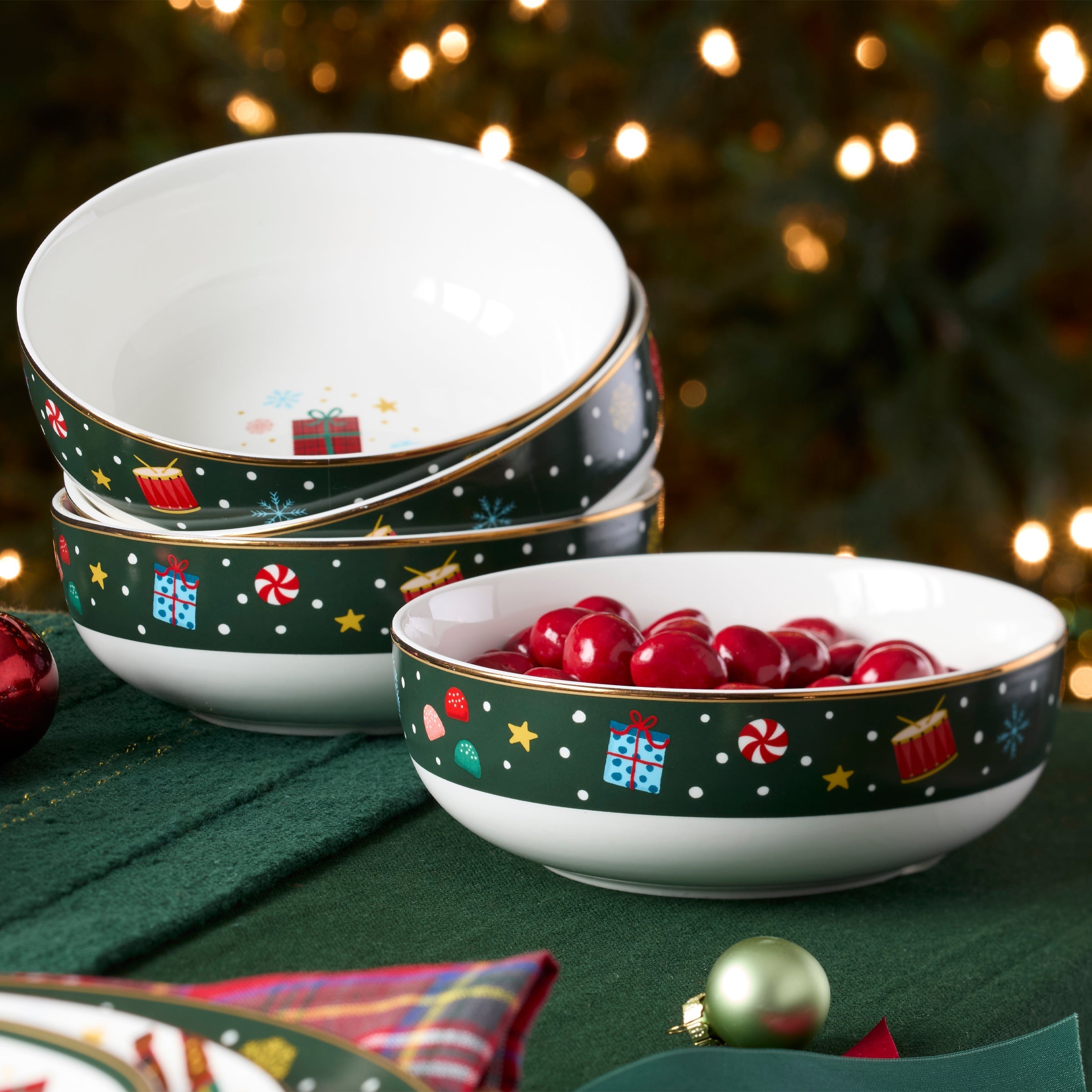 Lenox Heritage Lenox Heritage Nutcracker Ballet All Purpose Bowls, Set of 4 - Image 2