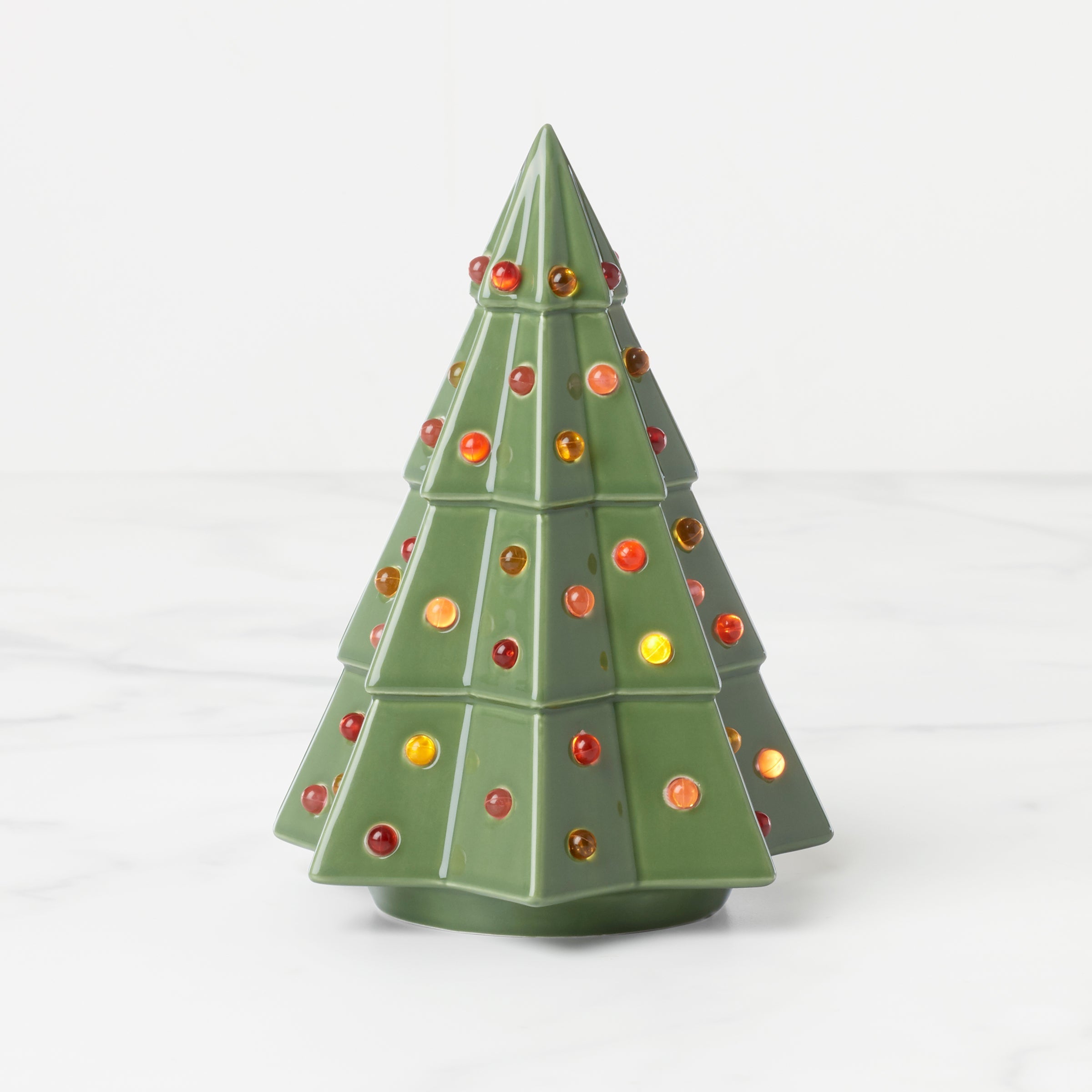 Lenox Heritage Lenox Heritage Evergreen Small Lit Tree Figurine