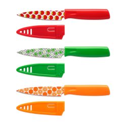 Lenox Heritage Lenox Heritage Printed Fruit 3-Piece Paring Knife Set