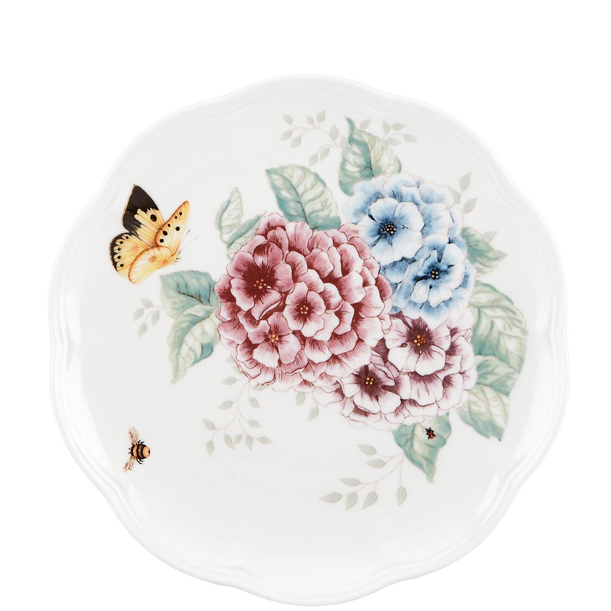 Lenox Heritage Lenox Heritage Butterfly Meadow Hydrangea 12-Piece Dinnerware Set - Image 4