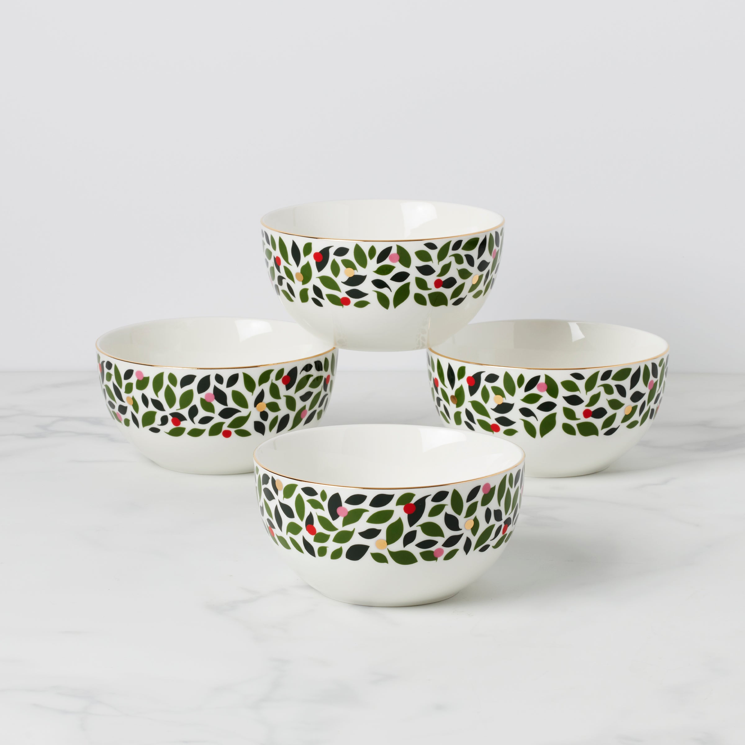 Lenox Heritage Lenox Heritage Evergreen Cereal Bowls, Set of 4