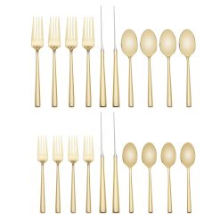 Lenox Heritage Lenox Heritage Malmo Gold 20-Piece Flatware Set