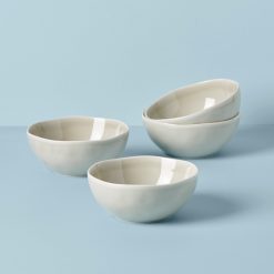 Lenox Heritage Lenox Heritage Bay Colors Grey All-Purpose Bowls, Set of 4