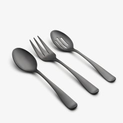Alternative view of Lenox Heritage Lenox Heritage Rhiannon Black Satin 45-Piece Flatware Set