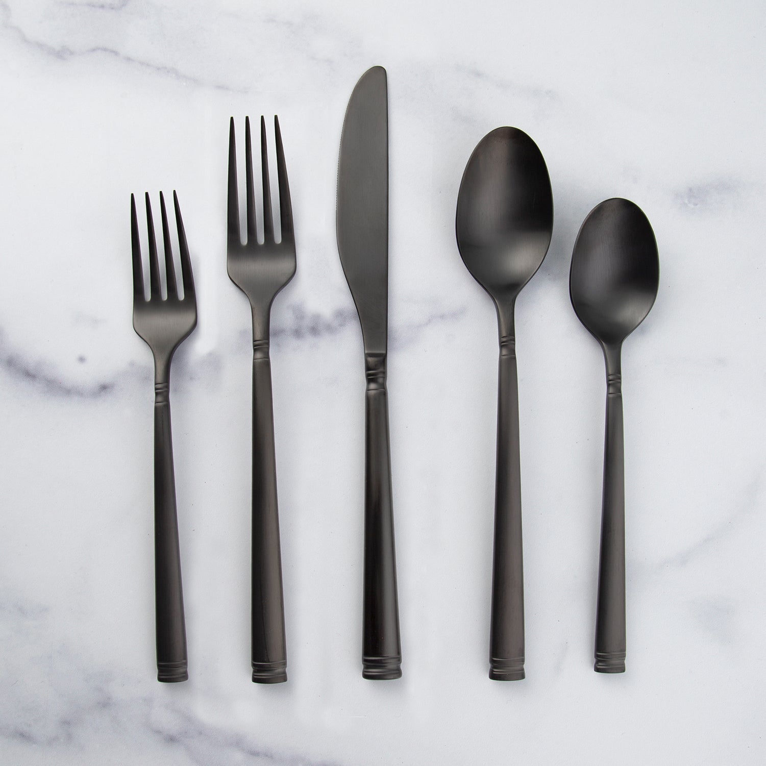 Lenox Heritage Lenox Heritage Emmy Black Satin 20-Piece Flatware Set