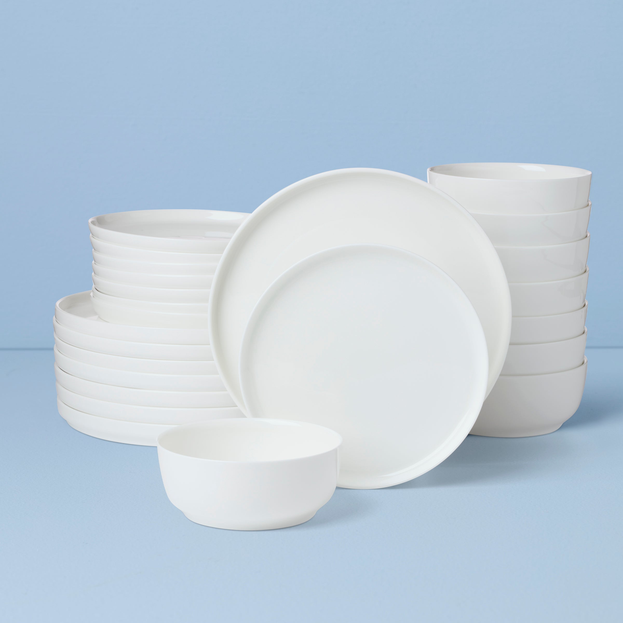 Lenox Heritage Lenox Heritage Modern White 24-Piece Dinnerware Set
