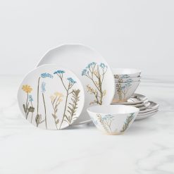 Lenox Heritage Lenox Heritage Wildflowers 12-Piece Dinnerware Set