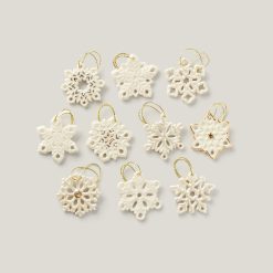 Lenox Heritage Lenox Heritage Snowflake 10-Piece Mini Ornament Set