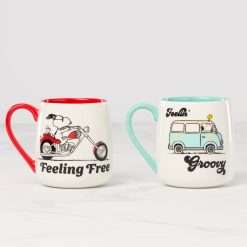 Alternative view of Lenox Heritage Lenox Heritage Peanuts Mugs Groovy-Feeling Free, Set of 2