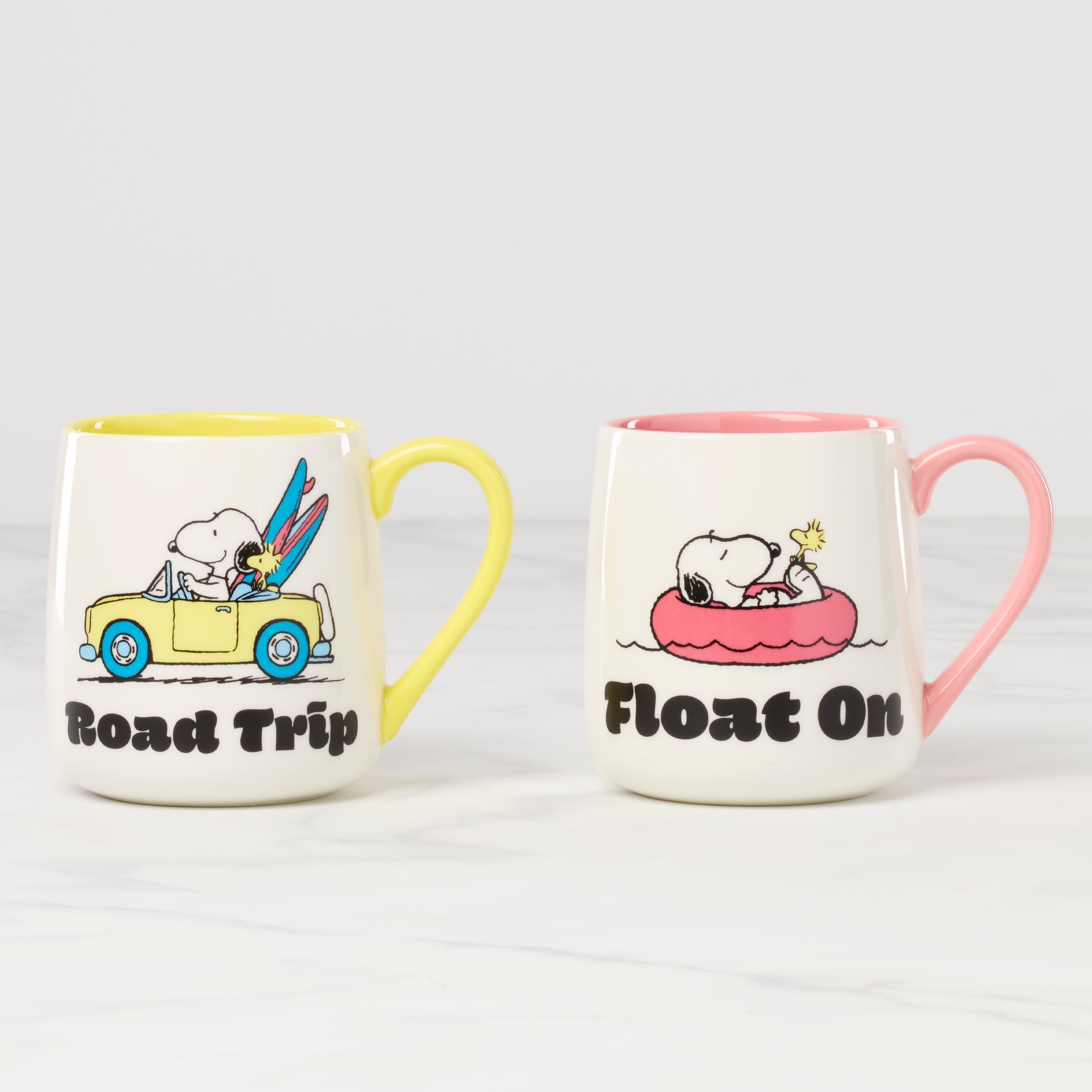 Lenox Heritage Lenox Heritage Peanuts Mugs Road Trip-Float On, Set of 2