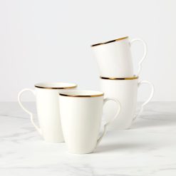 Lenox Heritage Lenox Heritage Contempo Luxe Mugs, Set of 4