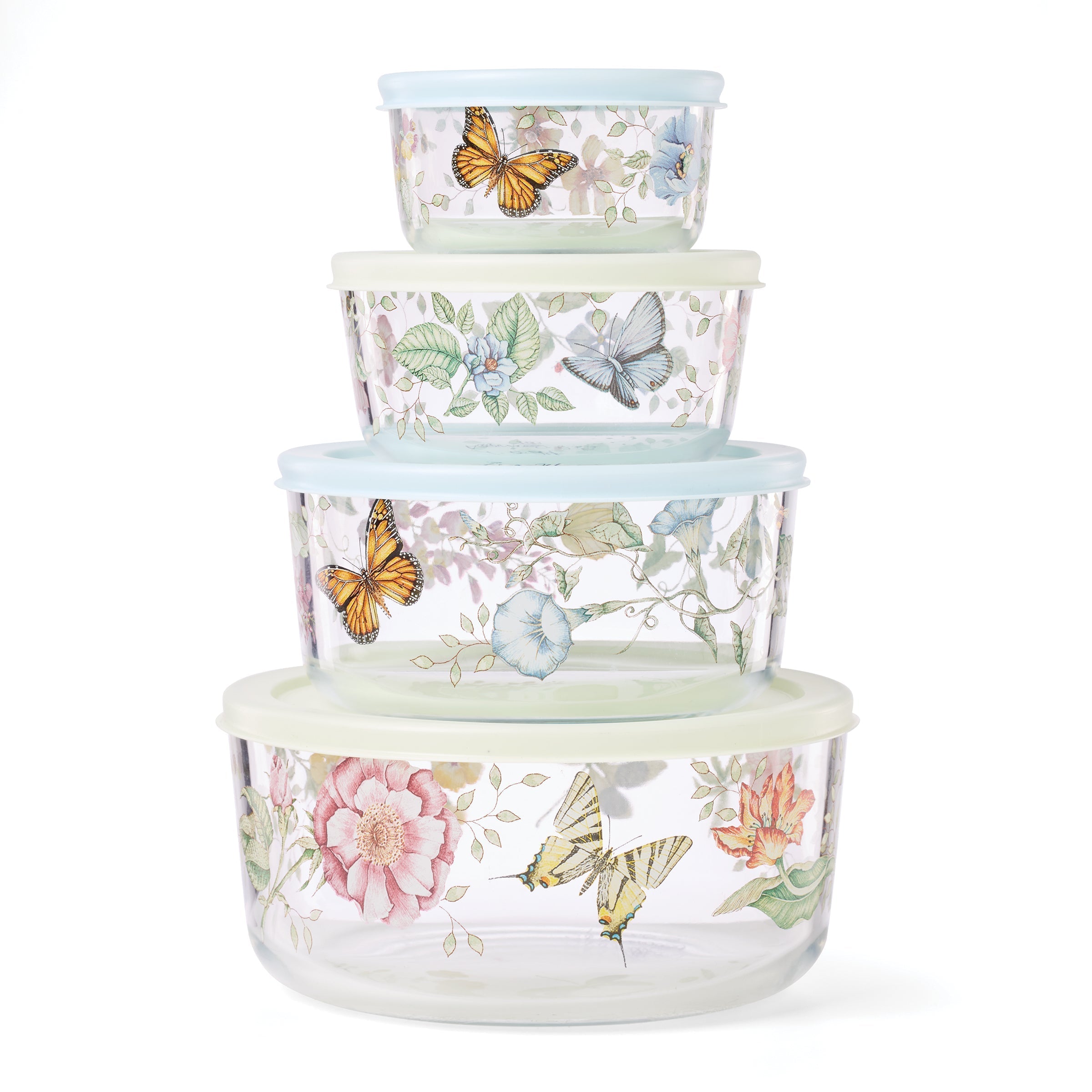 Lenox Heritage Lenox Heritage Butterfly Meadow Glass Containers, Set of 4 - Image 4