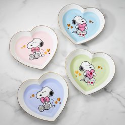 Lenox Heritage Lenox Heritage Snoopy Valentine's Day Heart Plates, Set of 4