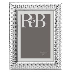 Lenox Heritage Lenox Heritage Watchband Silver 5x7 Photo Frame