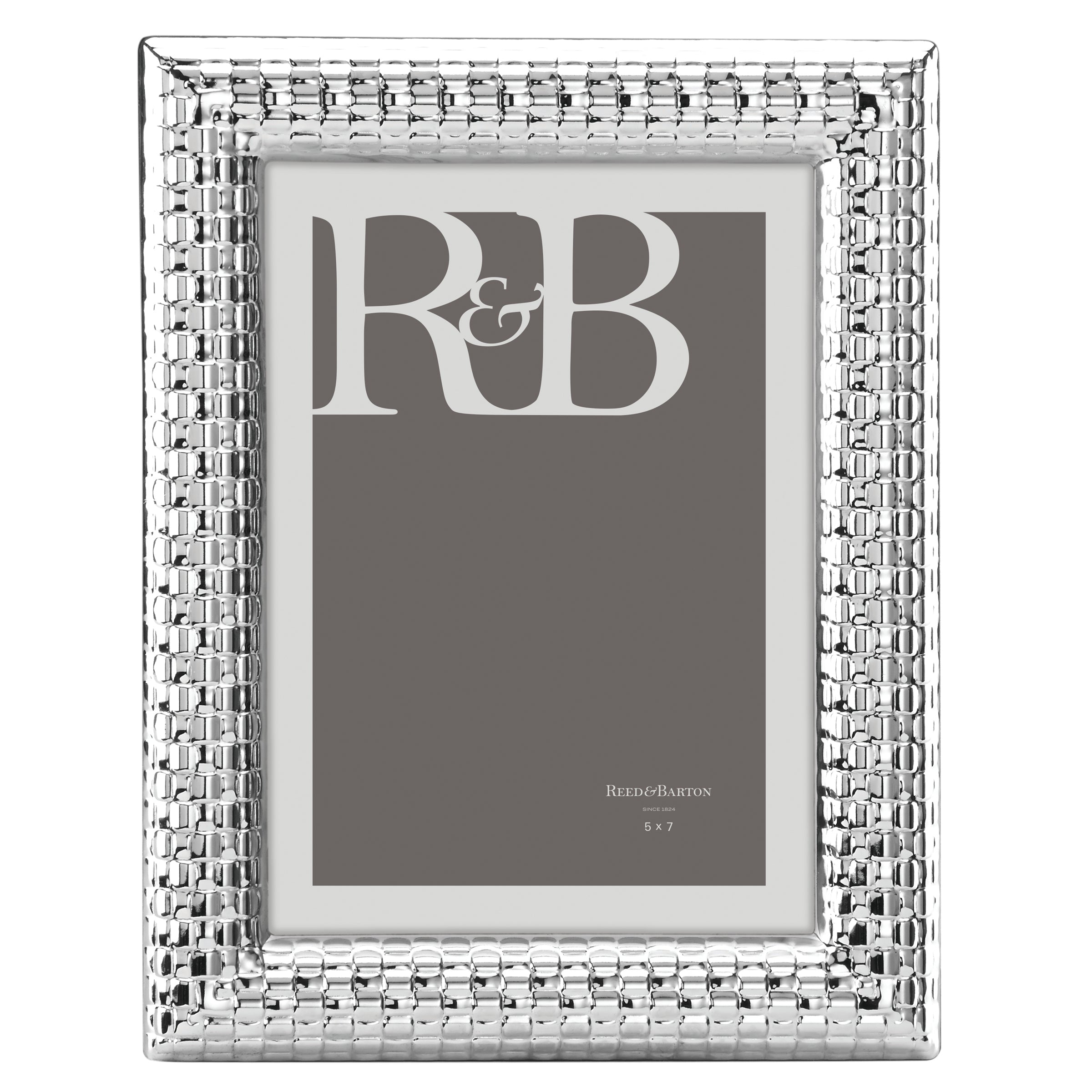 Lenox Heritage Lenox Heritage Watchband Silver 5x7 Photo Frame