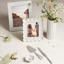 Alternative view of Lenox Heritage Lenox Heritage French Perle Scallop White 8x10 Photo Frame