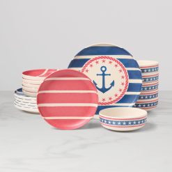 Lenox Heritage Lenox Heritage 24 Seven Melamine Aweigh We Go 18-Piece Dinnerware Set