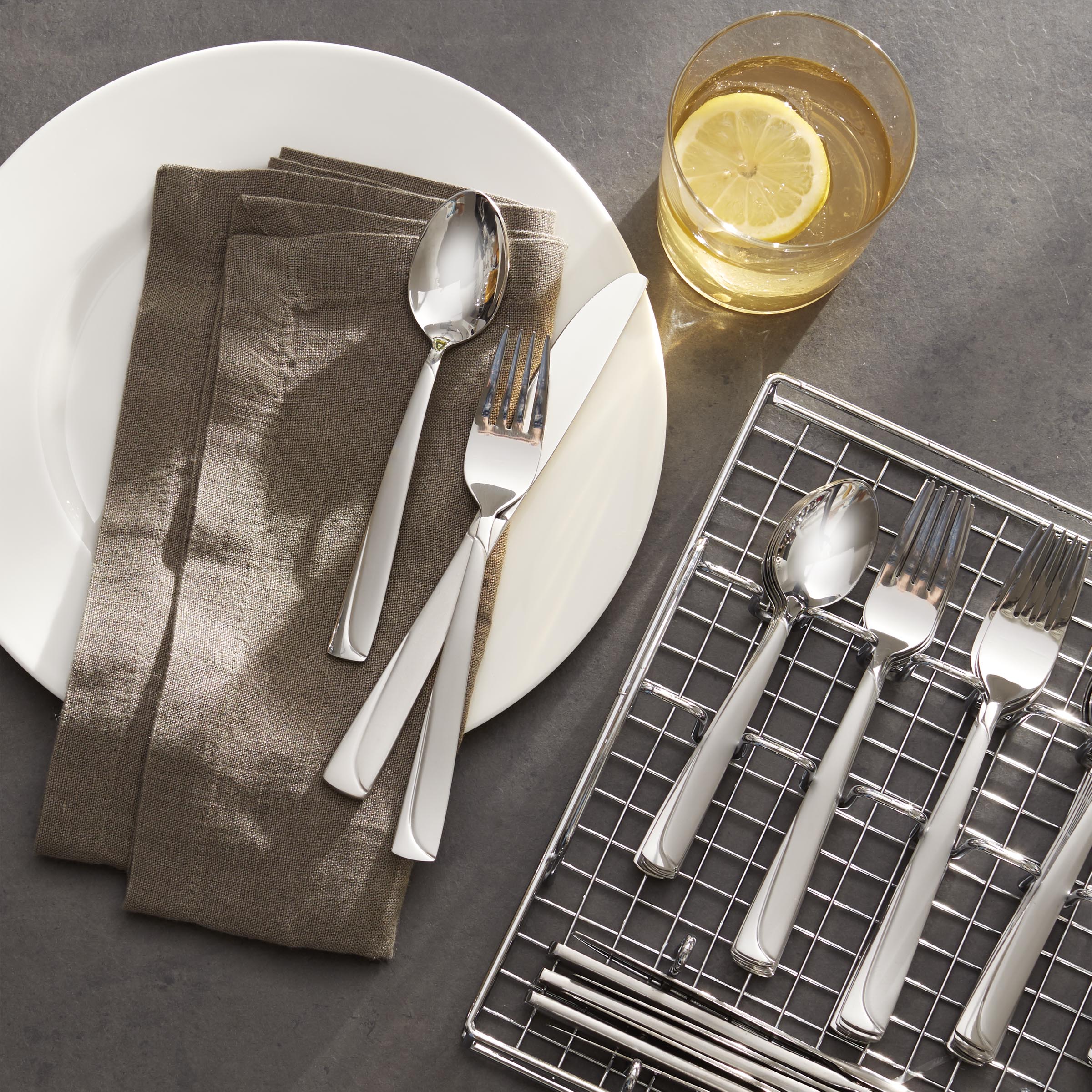 Lenox Heritage Lenox Heritage Madeline 51-Piece Flatware Set with Caddy - Image 2