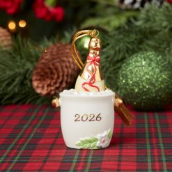 Alternative view of Lenox Heritage Lenox Heritage 2026 Champagne Bucket Ornament