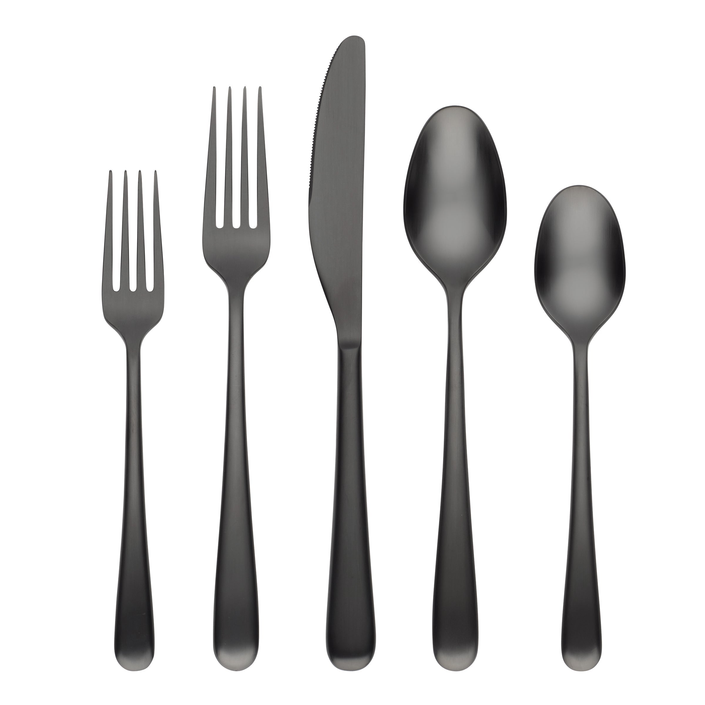 Lenox Heritage Lenox Heritage Rafael Black Satin 20-Piece Flatware Set