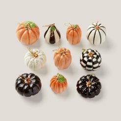 Lenox Heritage Lenox Heritage Pumpkin 10-Piece Mini Ornament Set