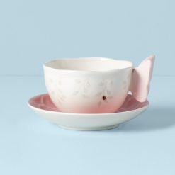 Lenox Heritage Lenox Heritage Butterfly Meadow Floral Pink Cup & Saucer