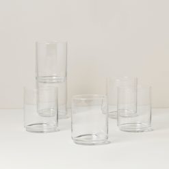 Lenox Heritage Lenox Heritage Tuscany Classics Stackable Clear Tall Glasses, Set of 6