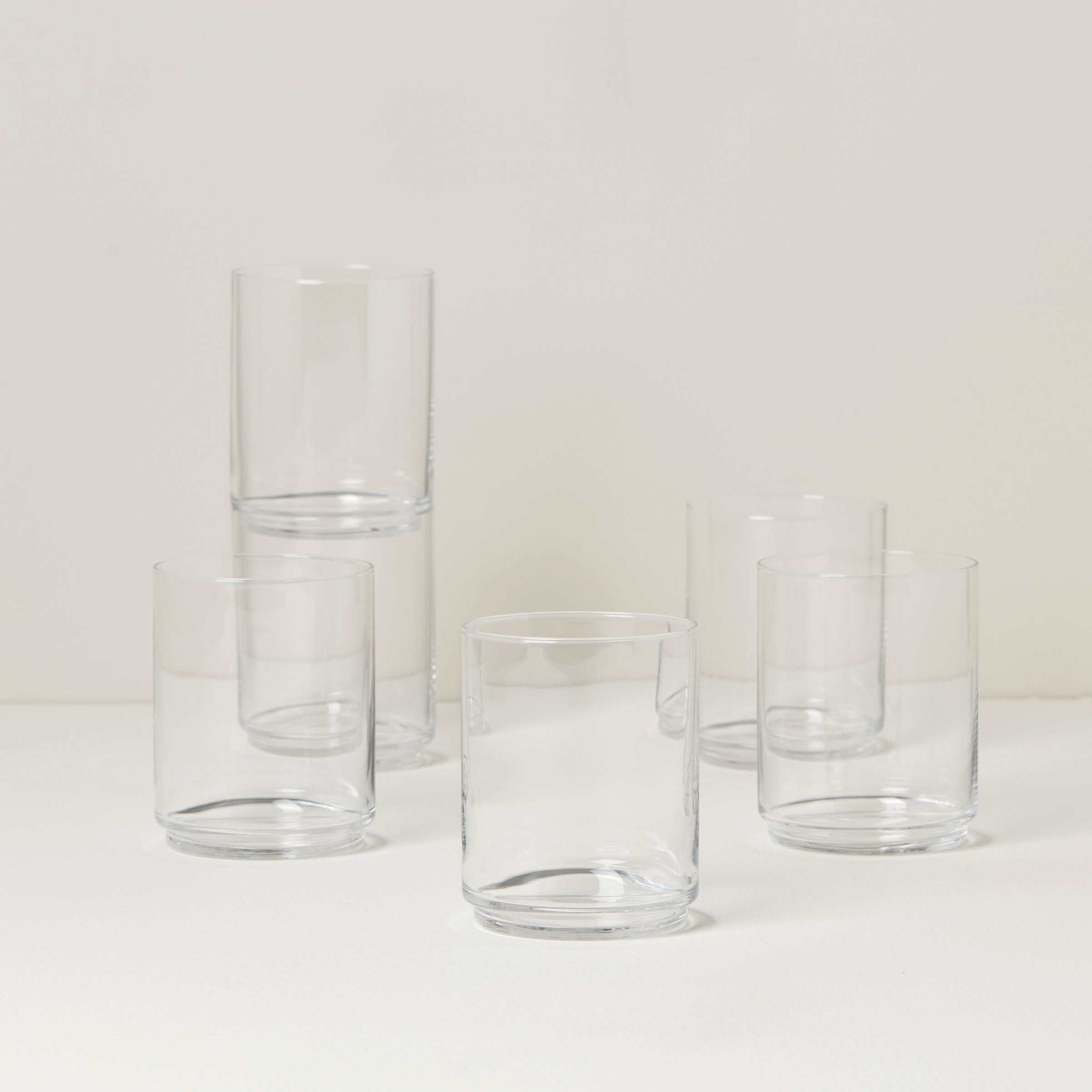 Lenox Heritage Lenox Heritage Tuscany Classics Stackable Clear Tall Glasses, Set of 6
