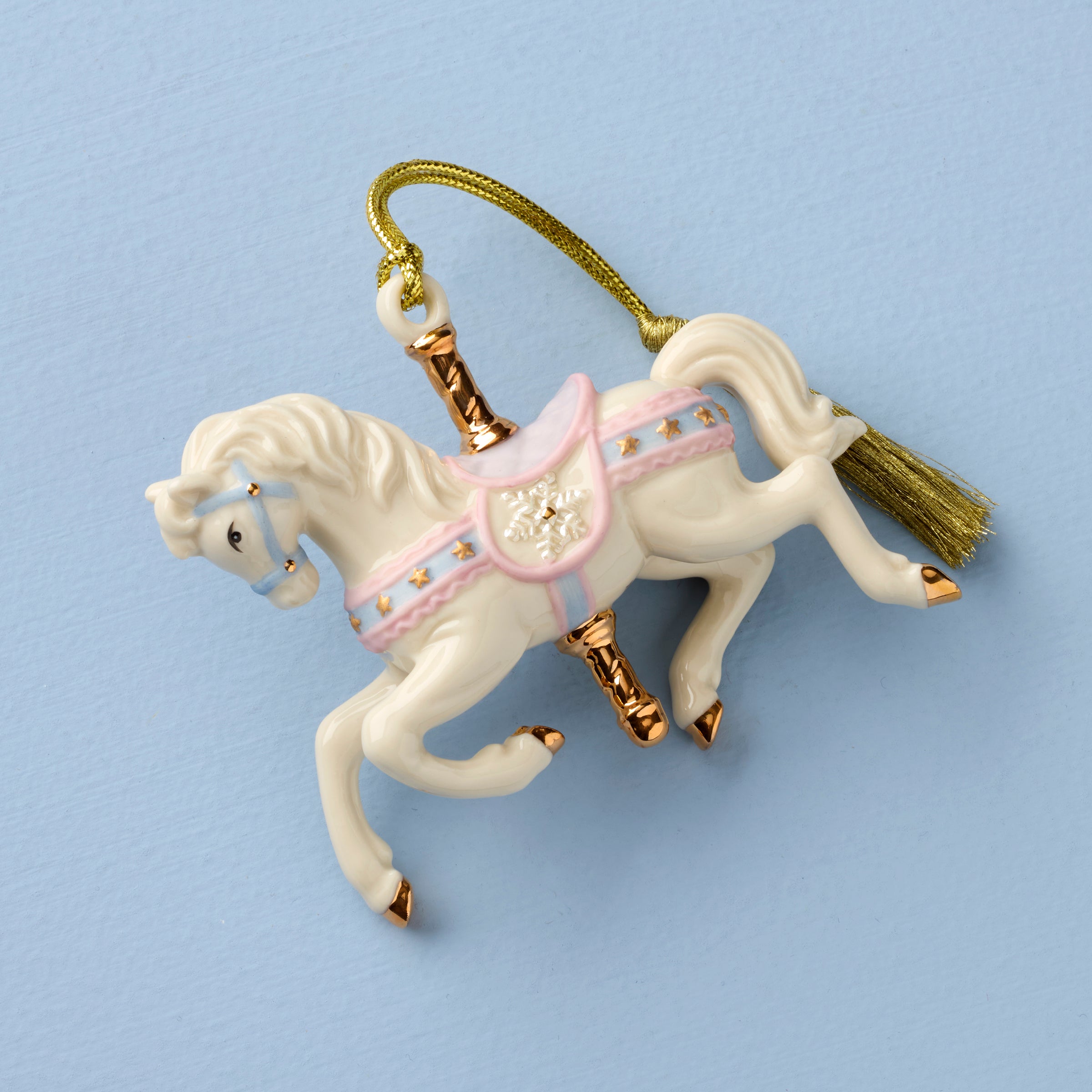 Lenox Heritage Lenox Heritage Snowflake Carousel Horse Ornament - Image 2
