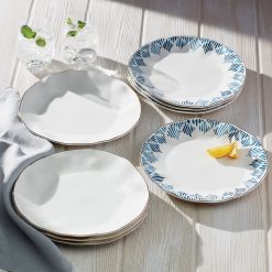 Alternative view of Lenox Heritage Lenox Heritage Blue Bay White Dinner Plates, Set of 4