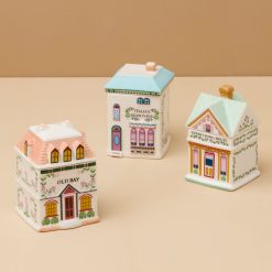 Lenox Heritage Lenox Heritage Lenox Spice Village 3-Piece Italian Market Spice Jar Set