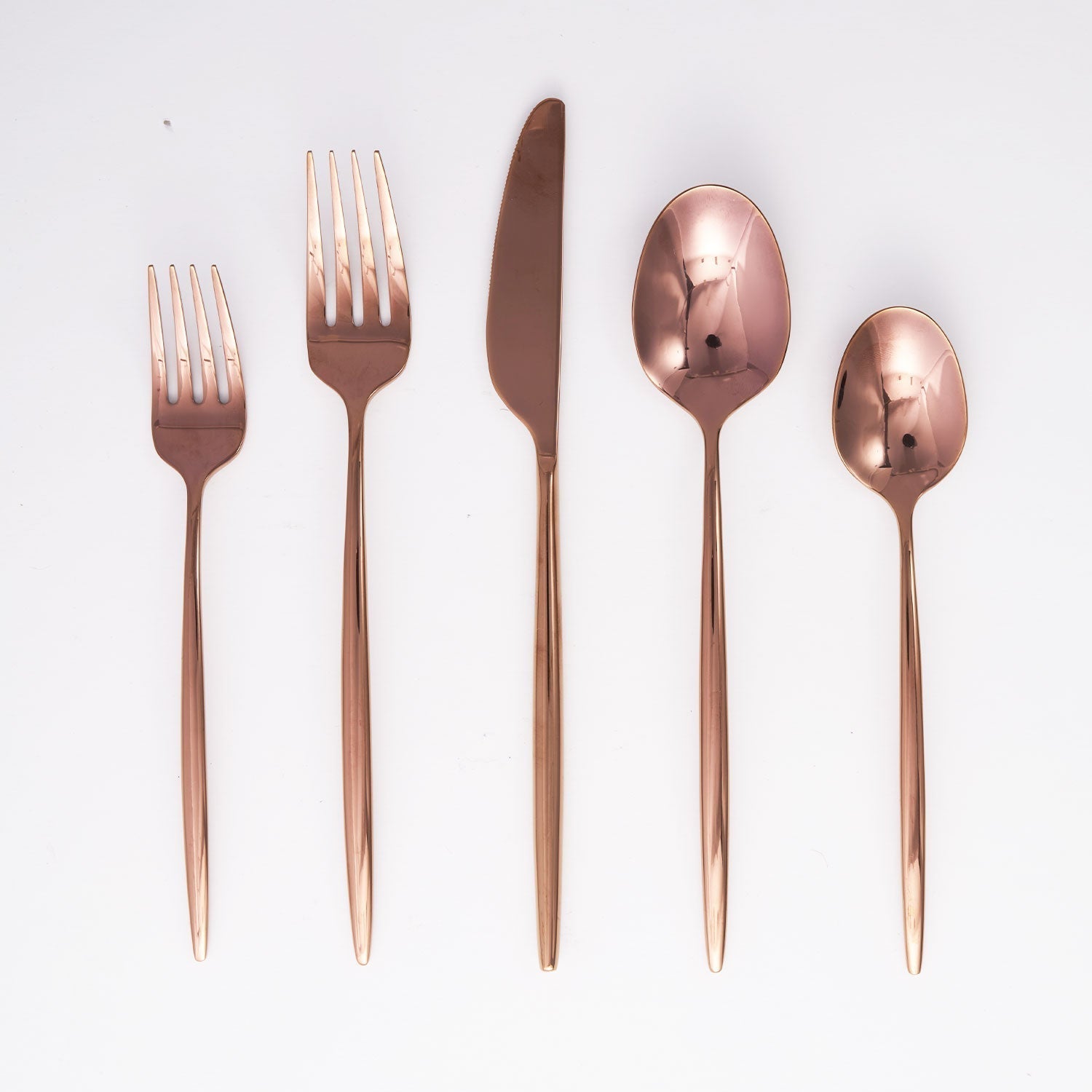 Lenox Heritage Lenox Heritage Gaze Copper Mirror 20-Piece Flatware Set - Image 3