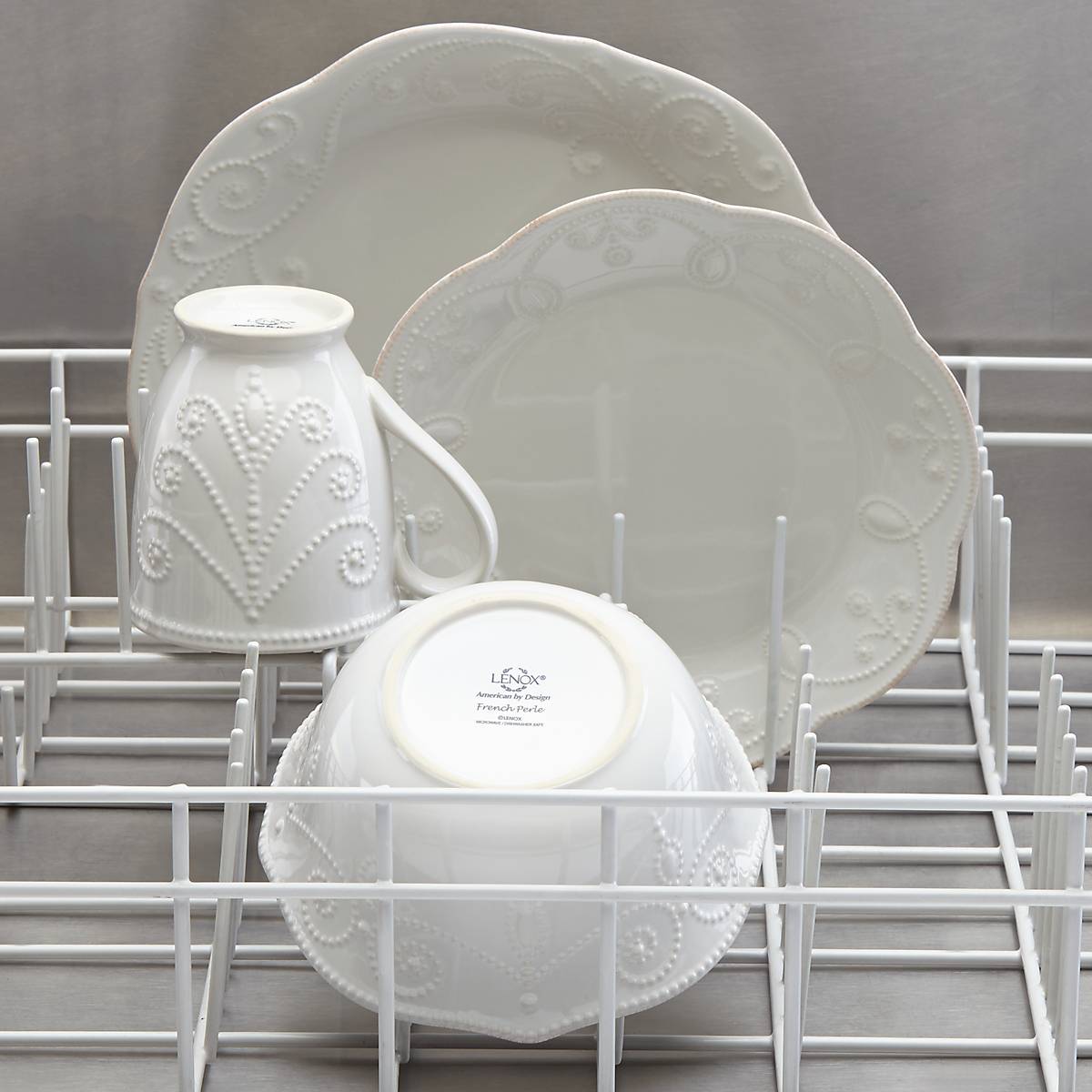 Lenox Heritage Lenox Heritage French Perle White 4-Piece Place Setting - Image 6