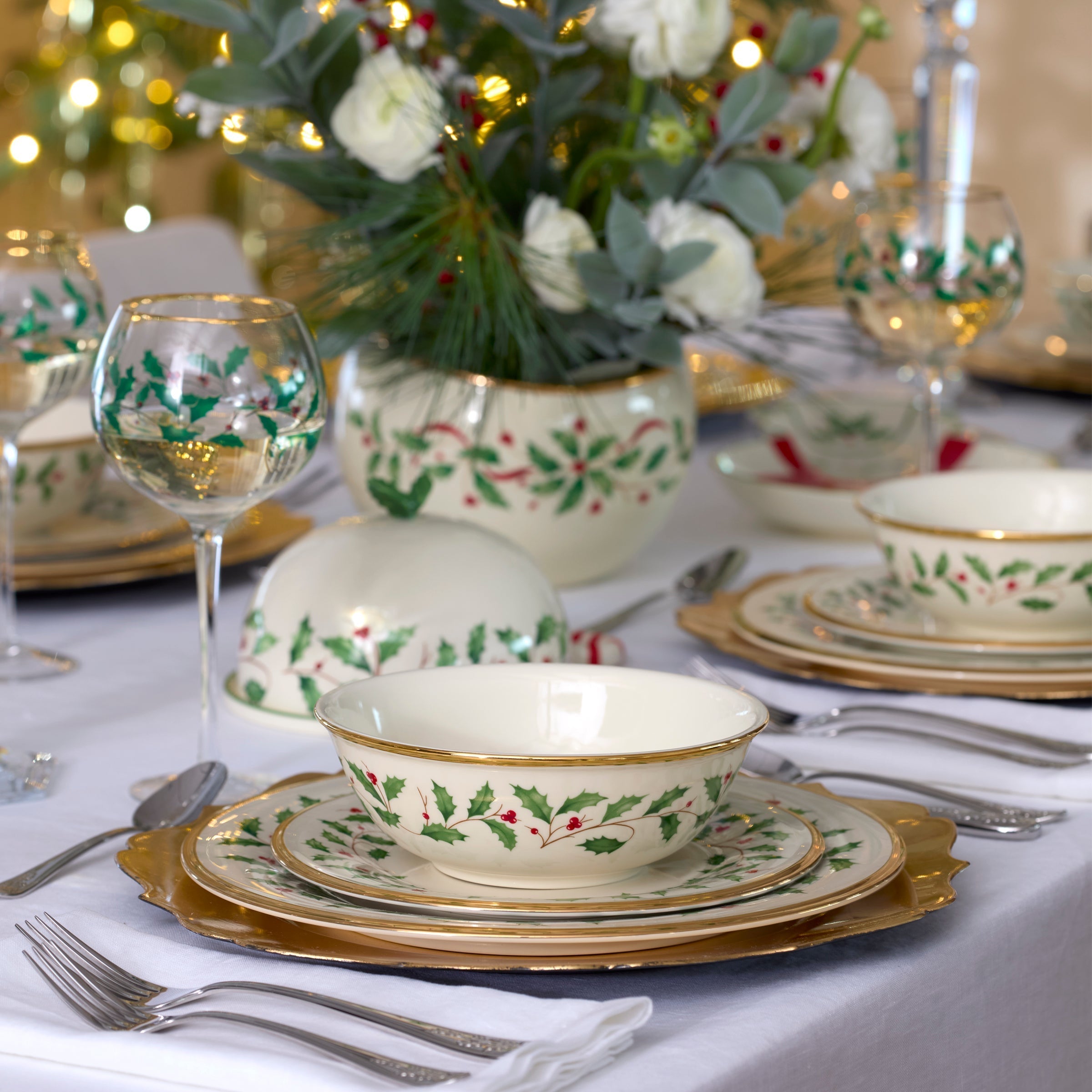 Lenox Heritage Lenox Heritage Holiday Balloon Glasses, Set of 4 - Image 4
