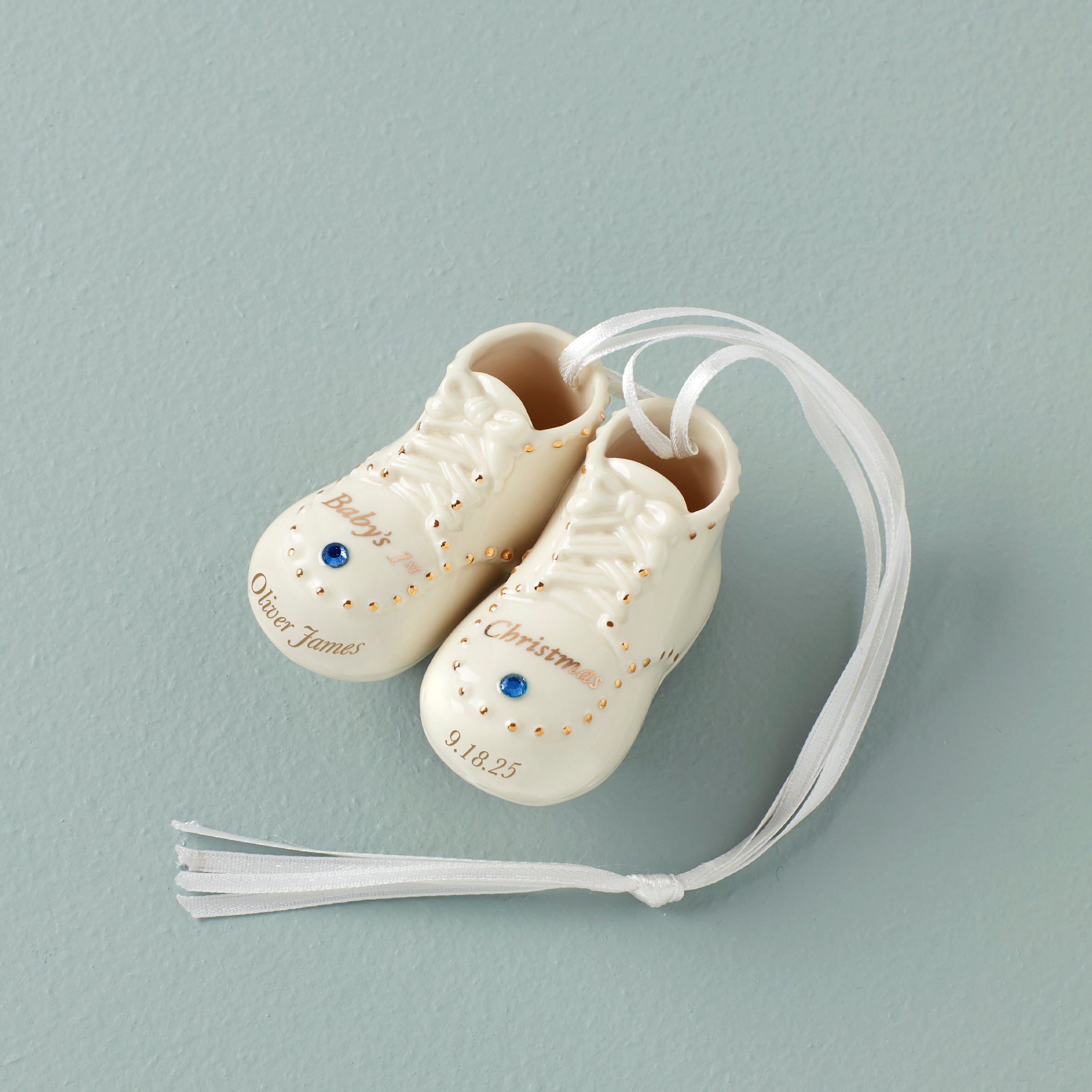 Lenox Heritage Lenox Heritage Personalized Baby's First Steps Ornament