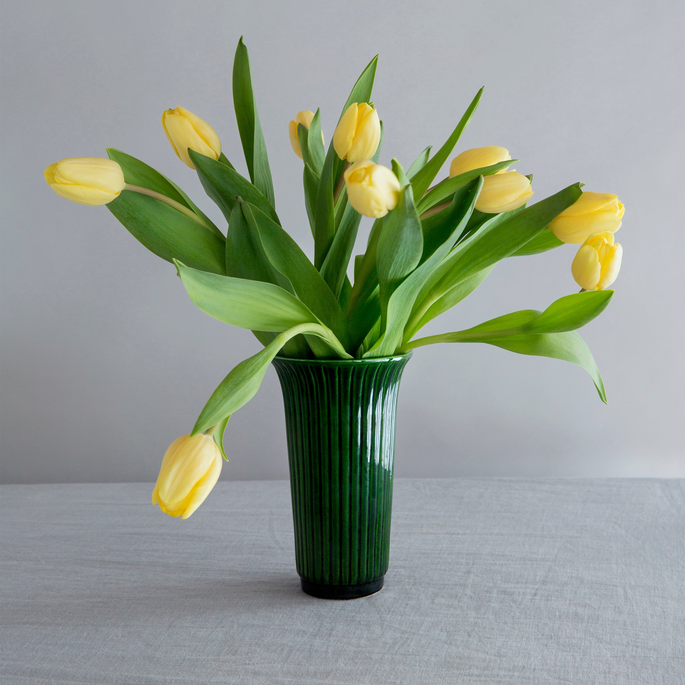 Lenox Heritage Lenox Heritage Daisy Emerald Green Glazed Vase - Image 2
