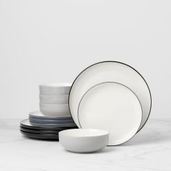 Lenox Heritage Lenox Heritage 24 Seven Colors Pumice 12-Piece Dinnerware Set