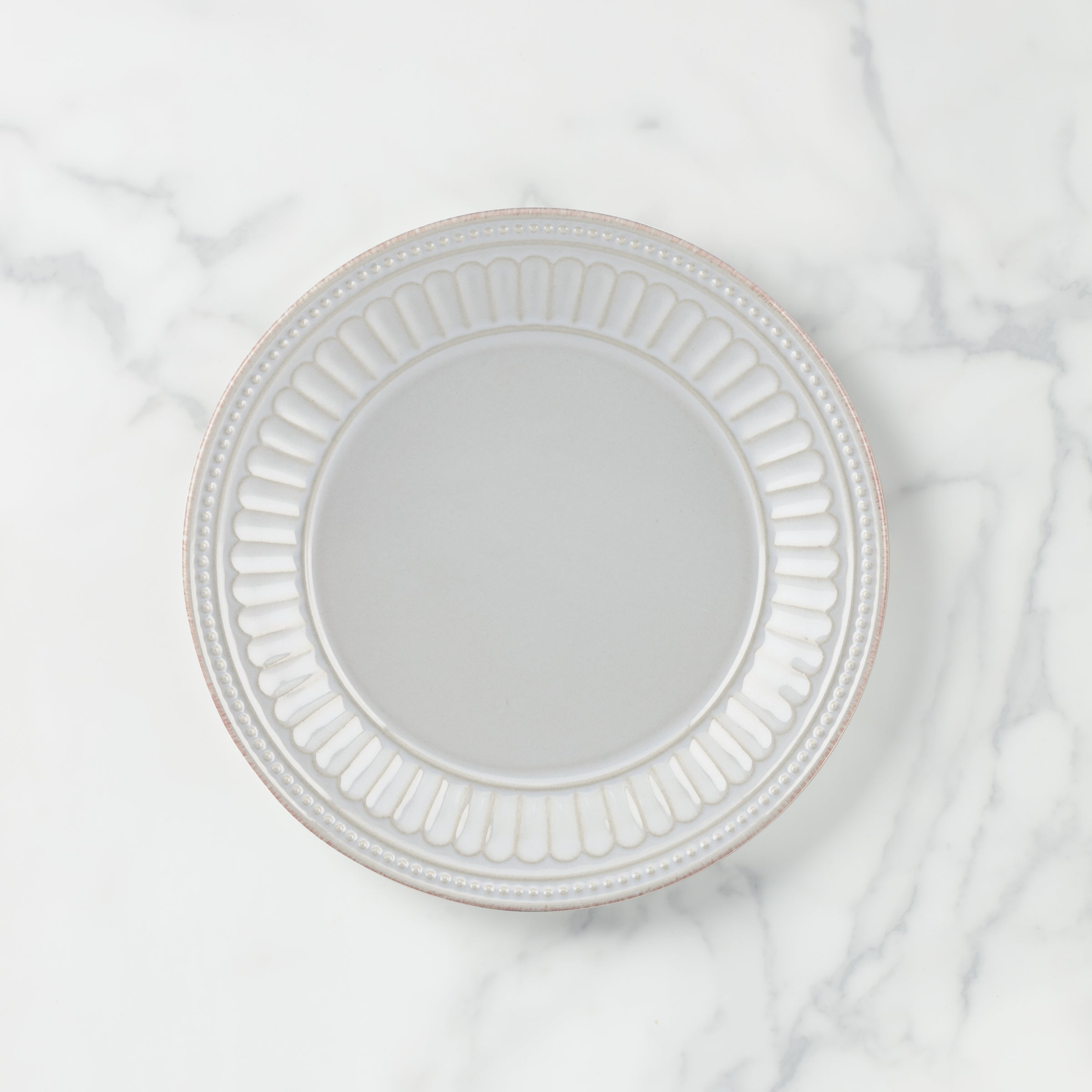 Lenox Heritage Lenox Heritage French Perle Groove Dove Dessert Plate