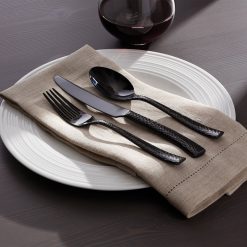 Alternative view of Lenox Heritage Lenox Heritage Paris Hammered Gunmetal Titanium 20-Piece Flatware Set