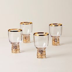 Lenox Heritage Lenox Heritage Tuscany Classics Gold Frost Wine Glasses, Set of 4