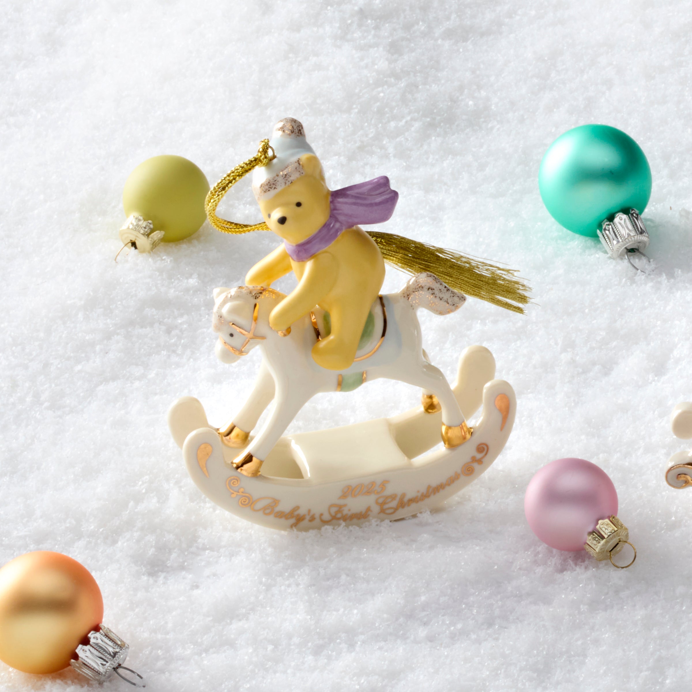Lenox Heritage Lenox Heritage 2025 Winnie The Pooh Baby's 1st Christmas Ornament - Image 3