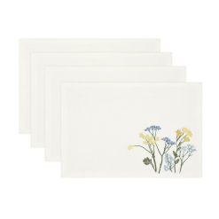 Lenox Eternal Wildflowers Border Placemats, Set of 4