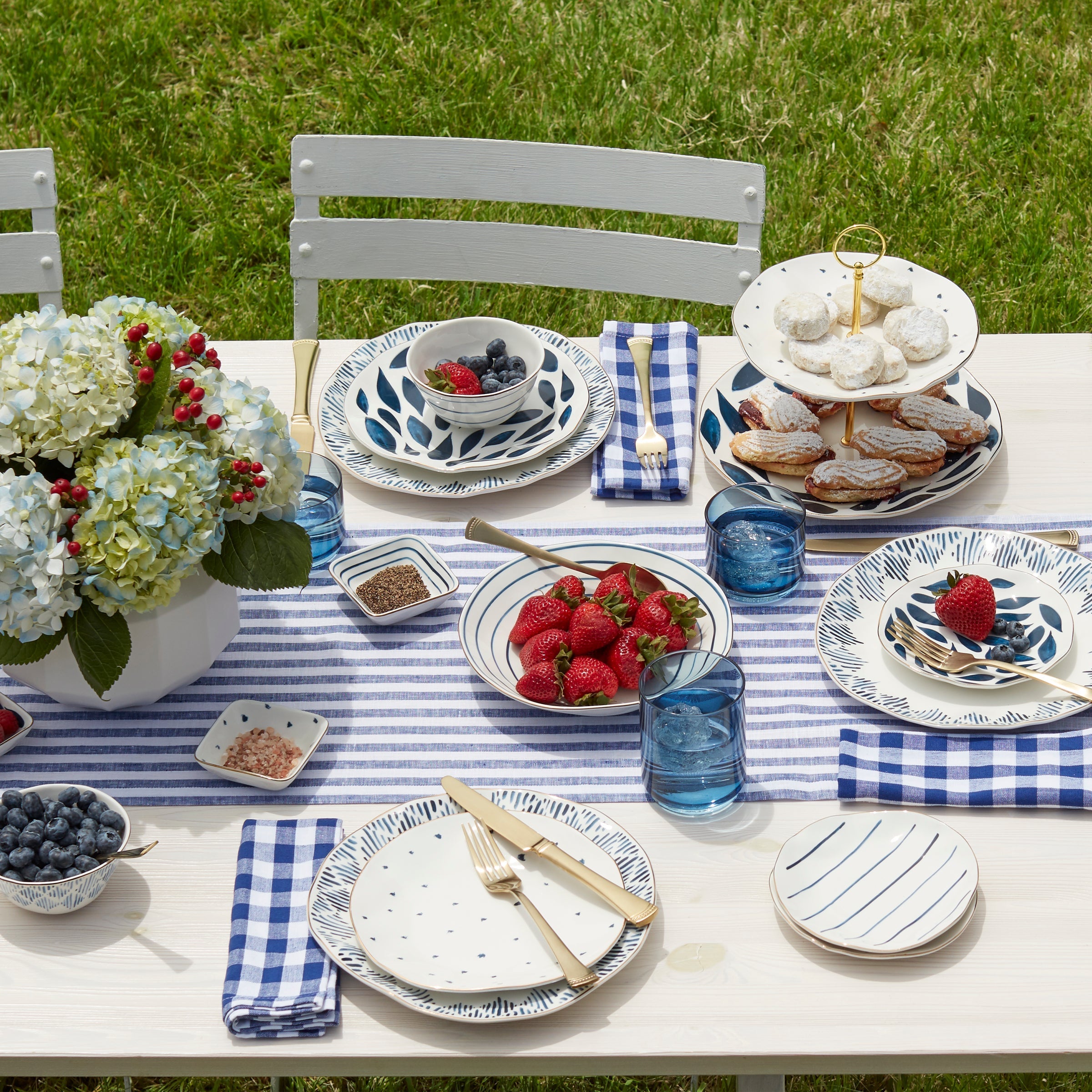 Lenox Heritage Lenox Heritage Blue Bay 12-Piece Dinnerware Set - Image 8