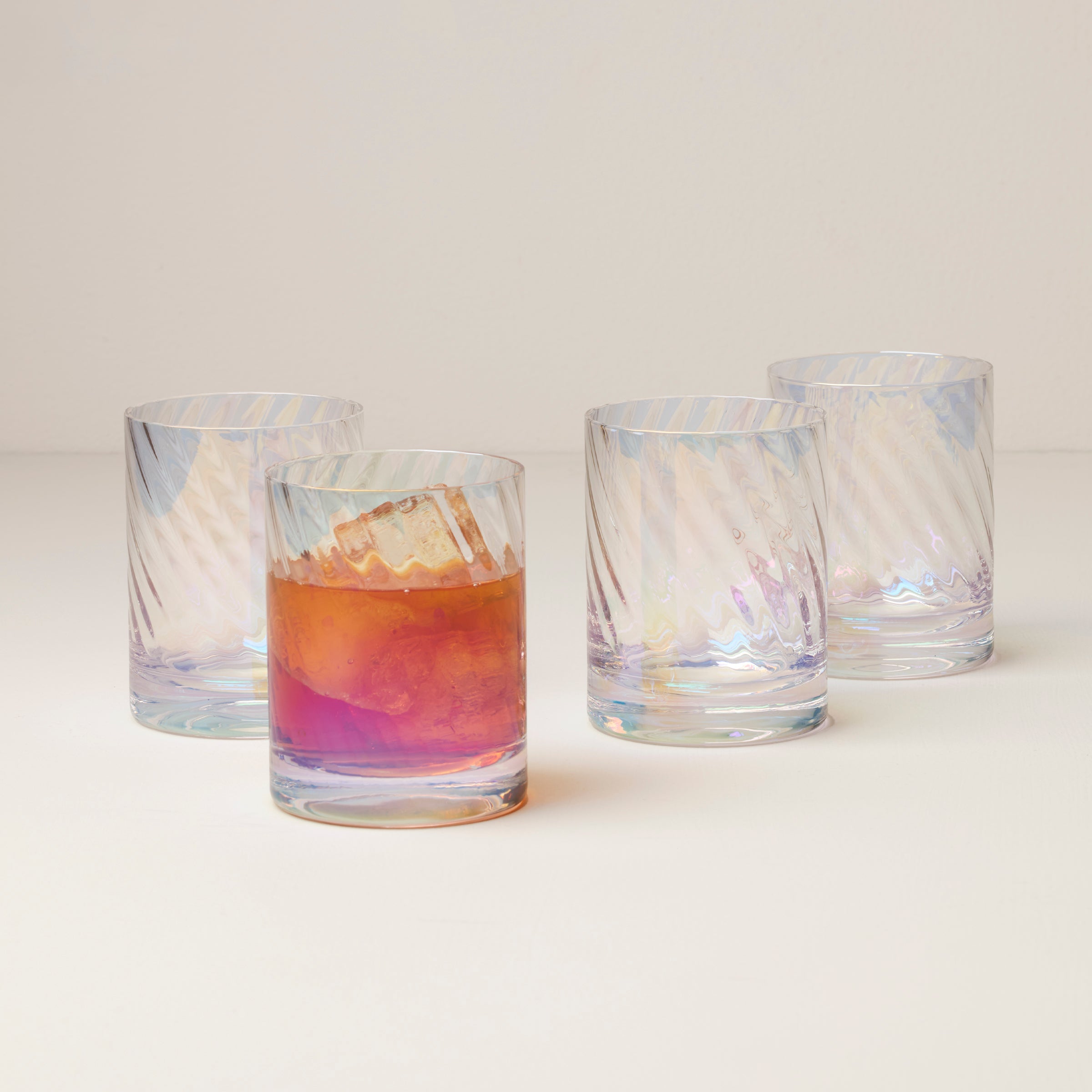 Lenox Heritage Lenox Heritage Tuscany Classics Iridescent Double Old Fashion Glasses, Set of 4 - Image 5